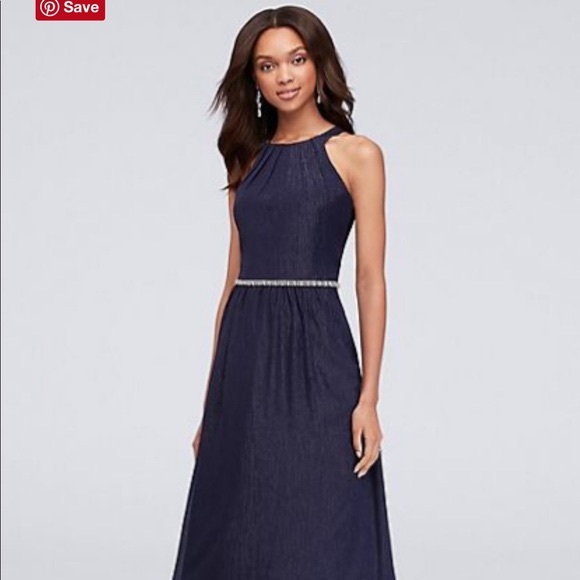4/$30 Navy Blue Maxi Dress - Picture 2 of 6